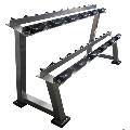  2-tiers, 6-pairs Dumbbell Rack